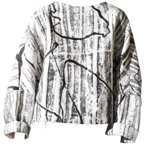 Top with rolled cuffs
