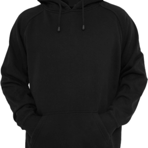 Hoodie with raw finishing
